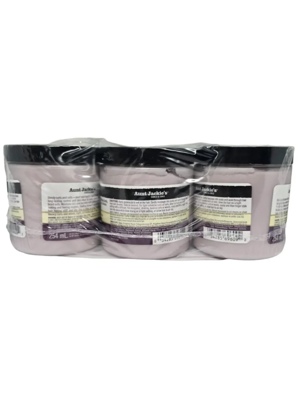 Aunt Jackie's Curl La La Defining Curl Custard 9 oz 255g Each 3 Pack Hair Care